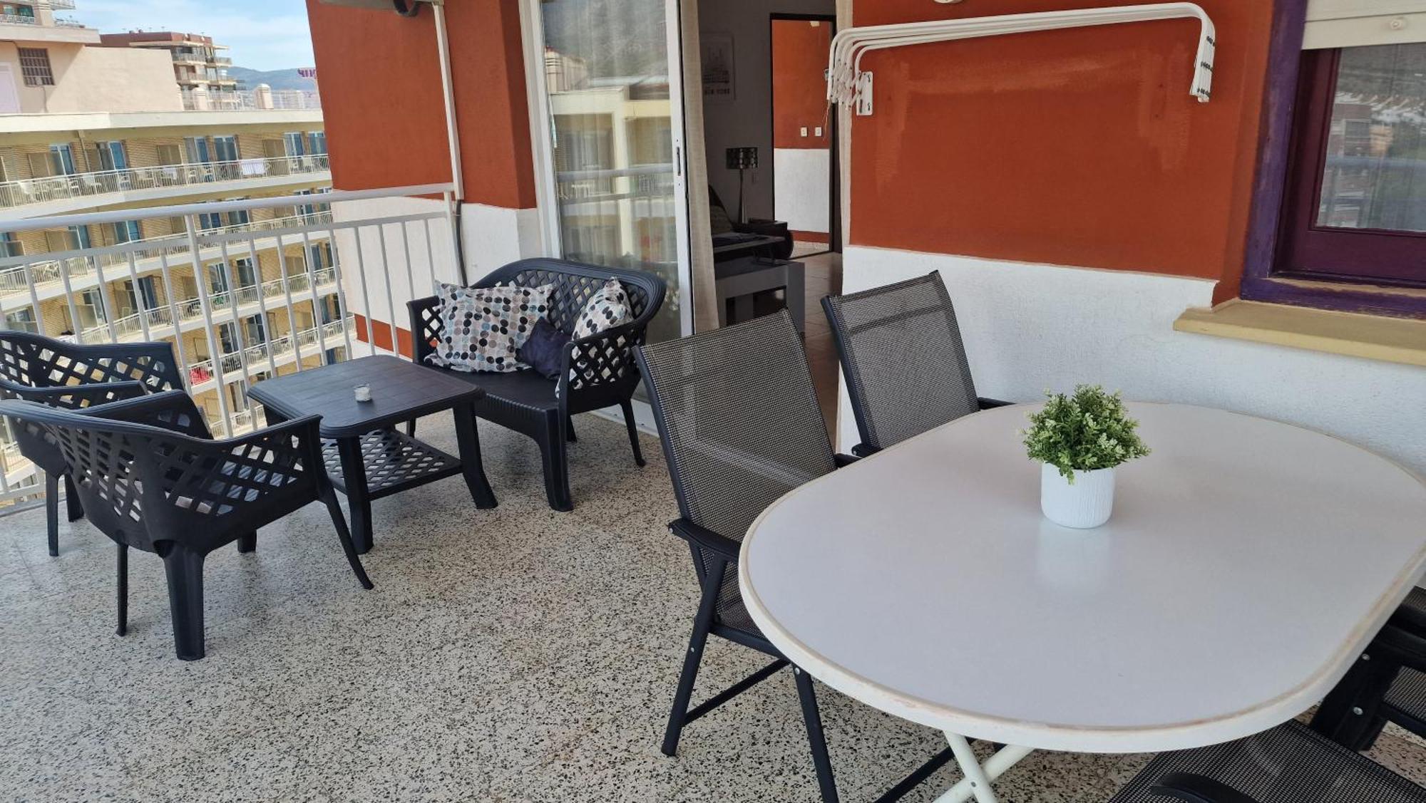 Apartamento De 1 Habitacion Frente Al Mar Y Con Piscina Daire Benicàssim Dış mekan fotoğraf