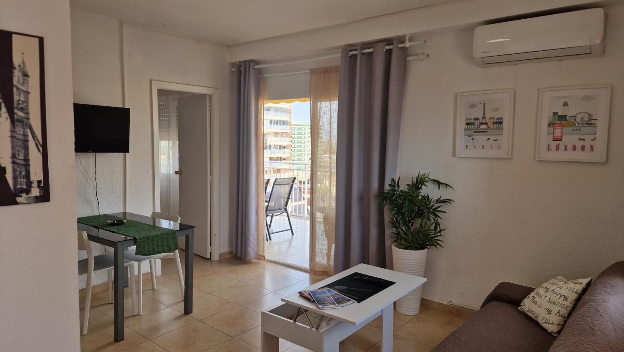 Apartamento De 1 Habitacion Frente Al Mar Y Con Piscina Daire Benicàssim Dış mekan fotoğraf